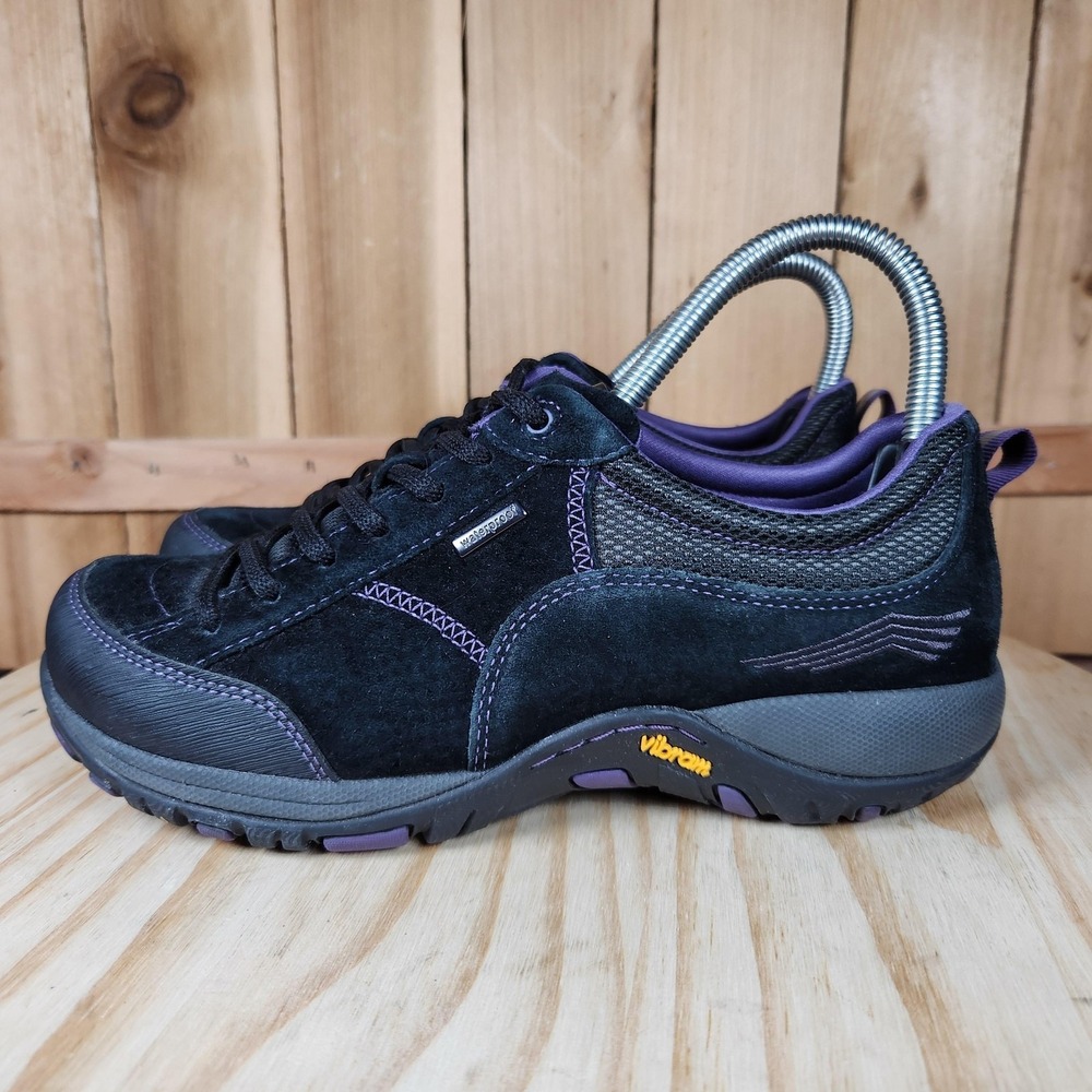 Dansko Paisley Shoes‎ Womens 5.5 36 Black Leather Waterproof Vibram Walking Work